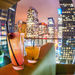 Enjoying cocktails on the #rooftop skybar in New York.